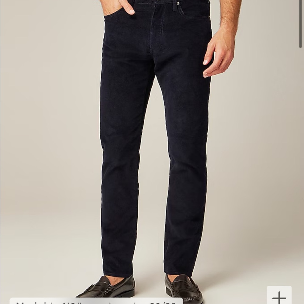 J Crew 770 Navy corduroy pants